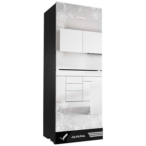 Jamuna 264L Refrigerator JE6-TM2F4QD Mirror Pearl Flower