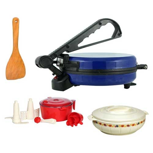 Matangi Blue Combo Stainless Steel Roti Maker