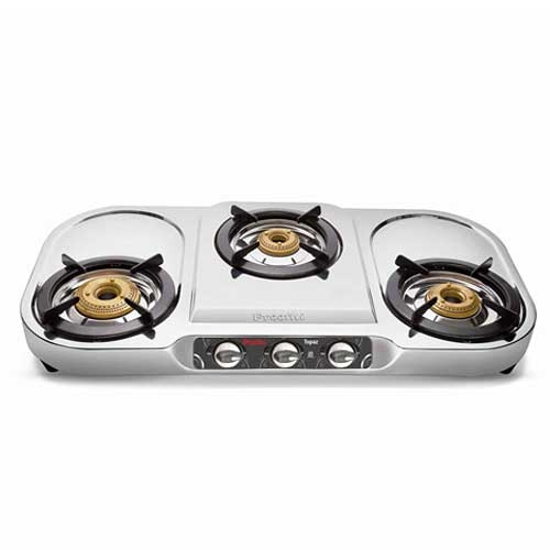 Preethi Topaz 3 Manual Gas Stove