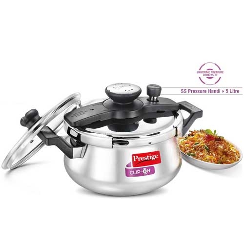 Prestige Clip-On Handi- 5 Litre Pressure Cooker