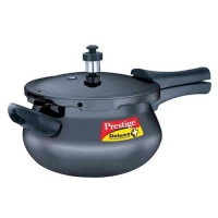 Prestige Deluxe Plus Hard Anodized Mini Black Handi 3.3 Litre Pressure Cooker