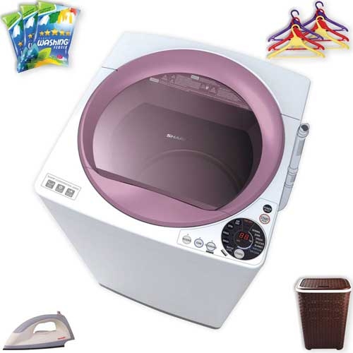 Sharp Full Auto Washing Machine ES-S85EW-P