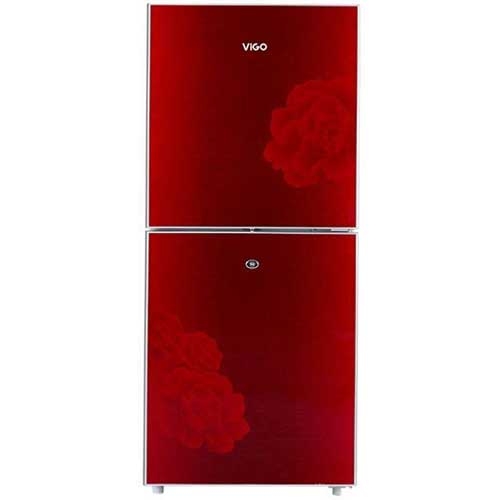 Vigo 215 Ltr Red Blooming Flower Refrigerator