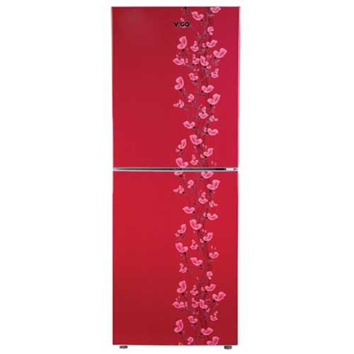 Vigo Refrigerator RE-252 L Red Lily Flower-BM