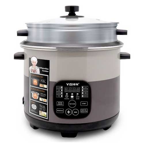 Vision 1100W MC-3.0 Liter Stainless Still Smart Rice Cooker