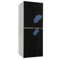 Vision GD Refrigerator RE-222 L Black Flower 2 TM