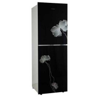Vision GD Refrigerator RE-262 L Black Flower-1 TM
