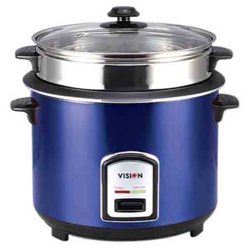 Vision RC-1.0 L-100 SS Blue (Single Pot) Rice Cooker