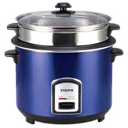 Vision RC-1.8 L 40-06 SS Blue (Double Pot) Rice Cooker