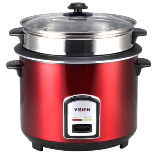 Vision RC-1.8 L REL-40-06 SS Red (Double Pot) Rice Cooker
