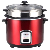 Vision RC-1.8 L REL-40-06 SS Red (Double Pot) Rice Cooker