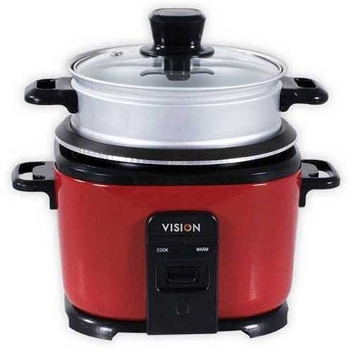 VISION Rice Cooker 1.8 L Elegant (Red) Two Pot VE