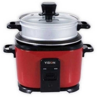 VISION Rice Cooker 1.8 L Elegant (Red) Two Pot VE