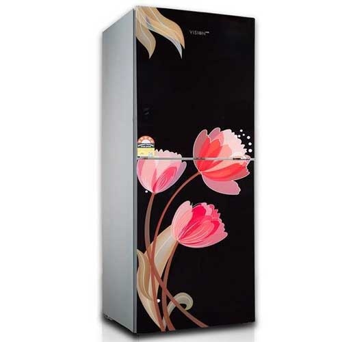 VSN GD Refrigerator RE-222 L PINK TULIP BLACK-TM