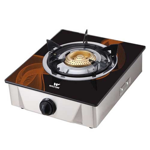 Walton WGS-SGH1 (LPG) CHOCOLATE MESH Glass Top Single Burner