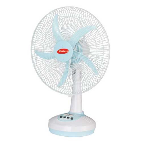 Western Rechargeable Table Fan 1026E
